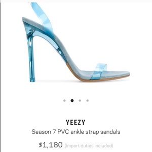 Season 7 PVC Ankle Strap Sandals